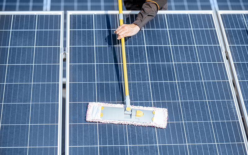 太陽光発電パネル洗浄